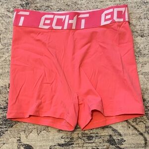 ECHT Vibrant Pink Coral Performance Shorts Size M